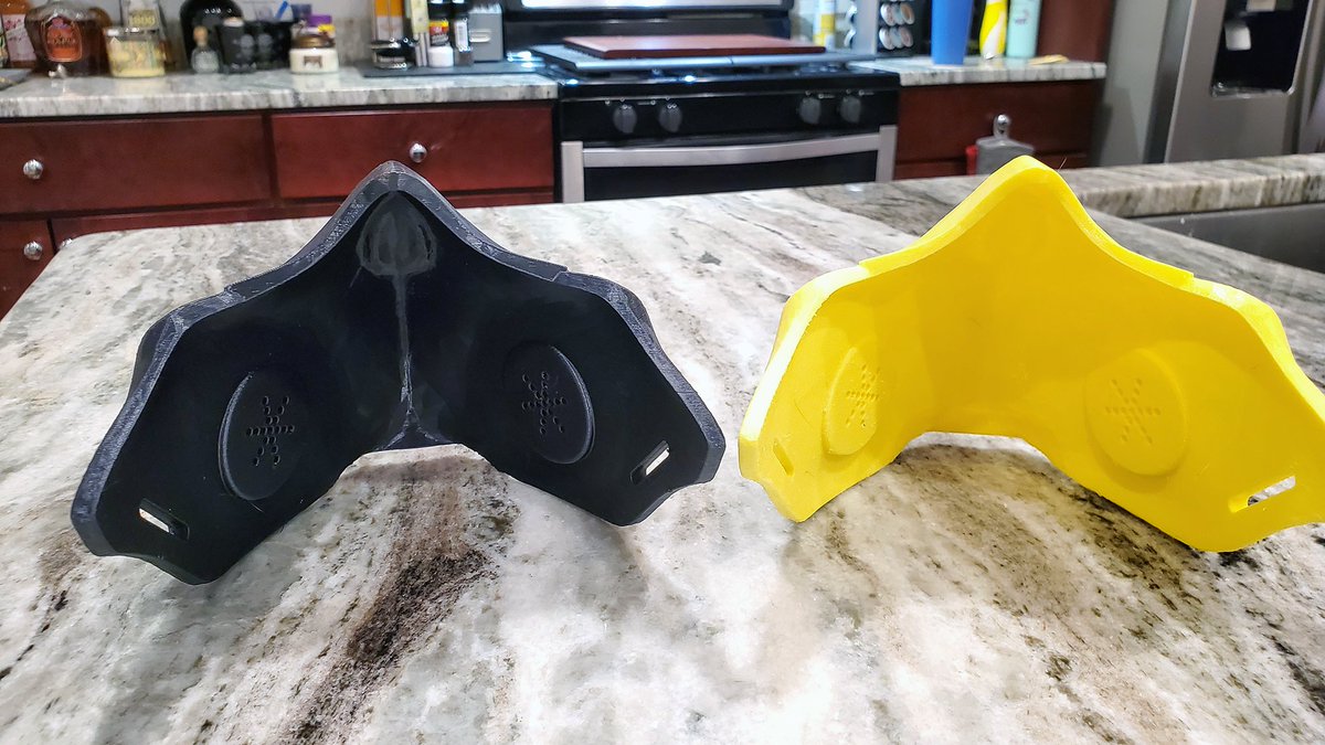 IntrepidDawn's tweet photo. GET OVER HERE. New! COVID Scorpion Masks with filter option from Mortal Kombat 11. Stay safe and look like a bad ass. Available in black and yellow.  https://t.co/RFnRMxxqCO
#MortalKombat11 #cosplay #3dprinted #COVID19 #facemask #facemasks #GamingNews https://t.co/Qoa4mGKWds