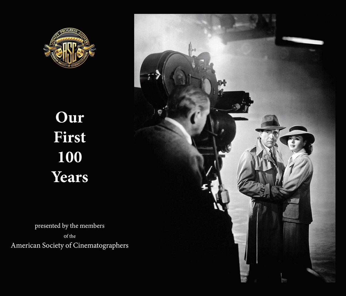 AmericanCine's tweet photo. #ASC100: There only a few copies left of “Our First 100 Years,” a 154-page tribute to the ASC’s 100th anniversary (1919-2019) which includes dozens of rare photos and profiles on 77 cinematographers. Get yours here: https://t.co/M3SgJt4VAa https://t.co/4cprHElUSJ