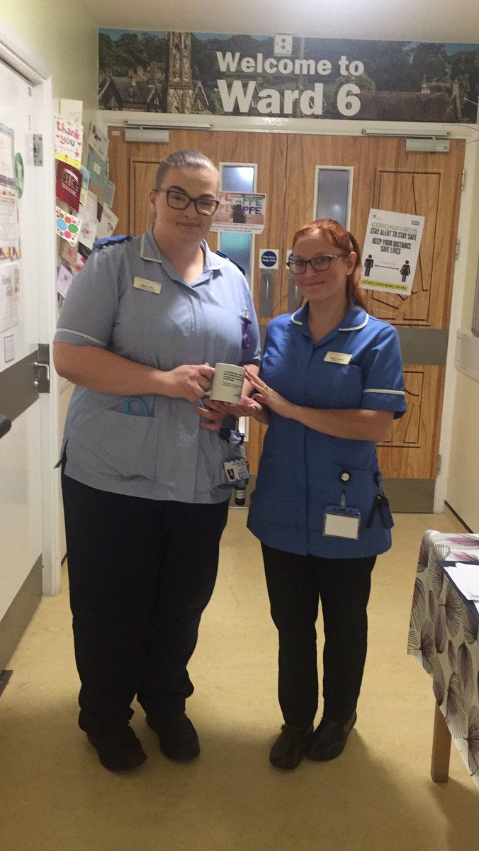 A big thank you Megan Kirk from Combined Healthcare  #ward6 #aspiringnurse