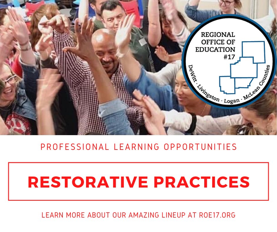 ROESEVENTEEN's tweet photo. We have an amazing #restorativepractice #restorativejustice lineup with @raskjones @iirpgradschool
Check it out here: https://t.co/rxjaULaco8
#ROE17Learning https://t.co/HLb5apL0Ys