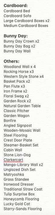 MLSowerby's tweet photo. Got loads of DIY's to trade, 1 DIY for 1 Item. I'll accept NMT's or anything on my Wish List on my page. DM me if you're interested.
#ACNH #acnhtrading #AnimalCrossingNewHorizons #ACNHdodocode #dodocode #acnhdiys https://t.co/7GOR6V4UTU
