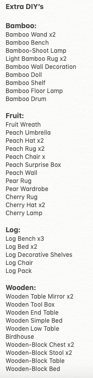 MLSowerby's tweet photo. Got loads of DIY's to trade, 1 DIY for 1 Item. I'll accept NMT's or anything on my Wish List on my page. DM me if you're interested.
#ACNH #acnhtrading #AnimalCrossingNewHorizons #ACNHdodocode #dodocode #acnhdiys https://t.co/7GOR6V4UTU