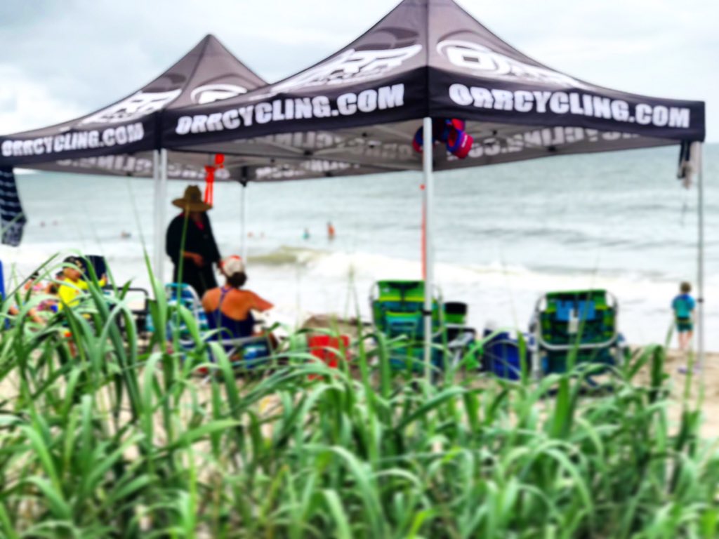 No races = no Expos = social distancing on a small beach instead #orrwheelwednesday #orrcarbonwheels #RollTheO #socialdistancing #familyvacation #wearamask #cycling #triathlon #ishouldbetraining #tentsansevents #somebeach