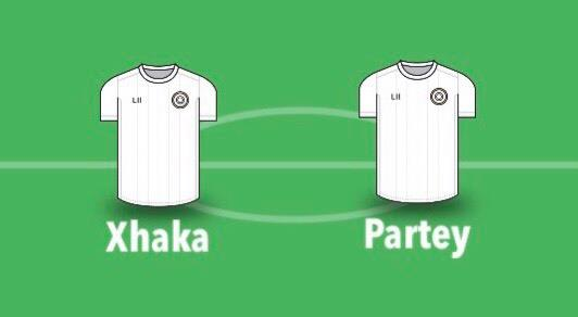 reduce the risk of him losing the ball in a dangerous area leaving the back 4 exposed, something Xhaka has fallen victim to many times in the past.343: The other option if we continue to stick with a 343 is playing a Partey, Xhaka pivot. This midfield would be solid defensively