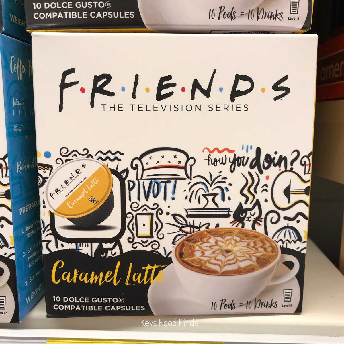 Friends themed coffee pods 