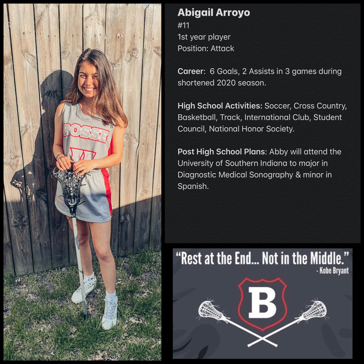 Senior Shoutout: Abigail Arroyo ❤️🥍