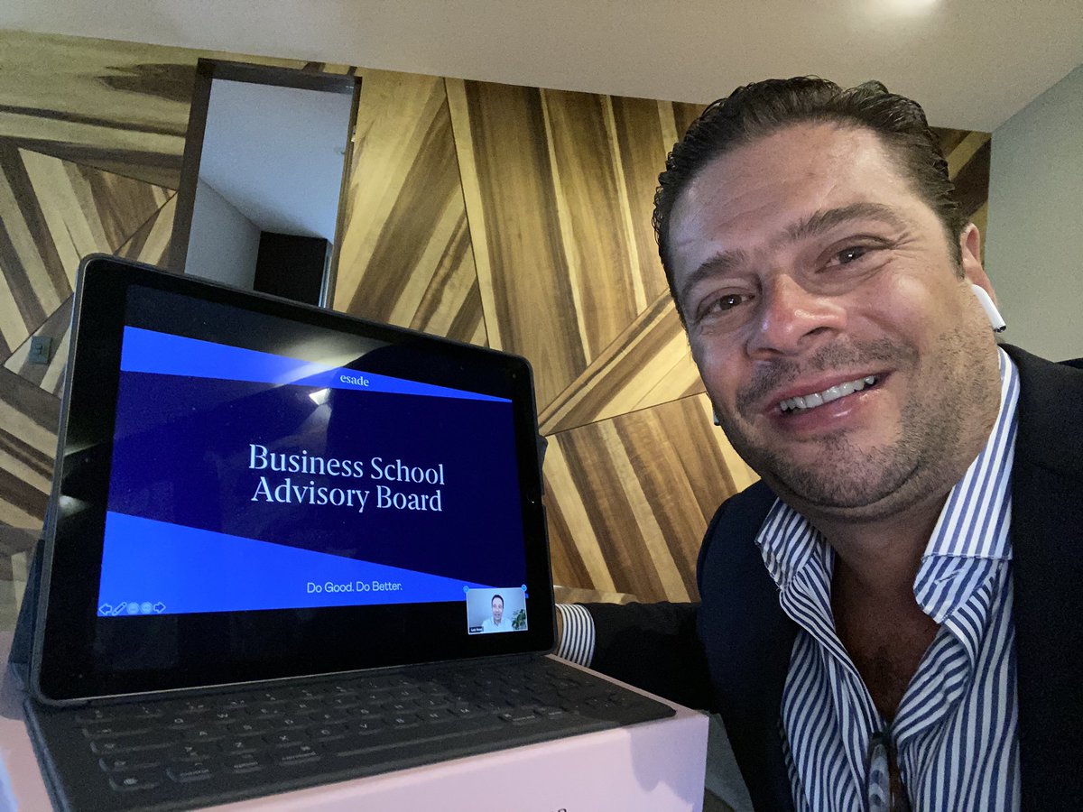 jgarciabejos's tweet photo. Les comparto que hoy sesionó el “Advisory Board” de la escuela de negocios del @ESADE en donde 14 @ESADEAlumni del mundo participamos para que la cooperación, innovación y la diversidad sean parte de la educación del futuro. Gracias @ProfVives por tu confianza. https://t.co/7RmhBroUCJ