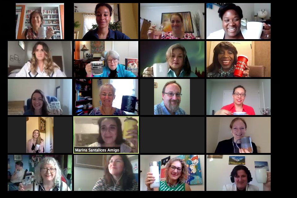 Empower_Women's tweet image. We kicked off the #WeEmpower🇺🇳🇪🇺 online discussion with a lively and insightful Virtual Cafe gathering 60 leaders and experts on entrepreneurship!☕️ 

Interested to see their recommendations? 

🖊️REGISTER for the online discussion hosted on @eurogender ⤵️