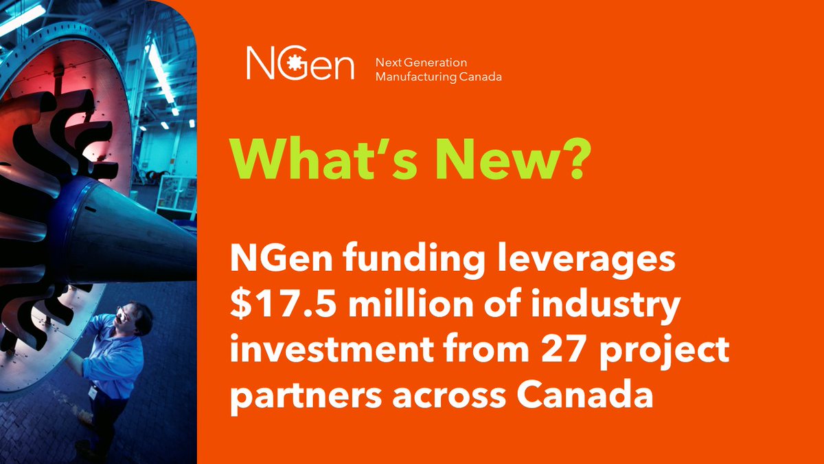 NGen_Canada's tweet photo. Through collaborative partnerships, #Canadian #manufacturing and #technology companies are setting out to achieve results that no single company could on their own. https://t.co/ITVlNZWW0J