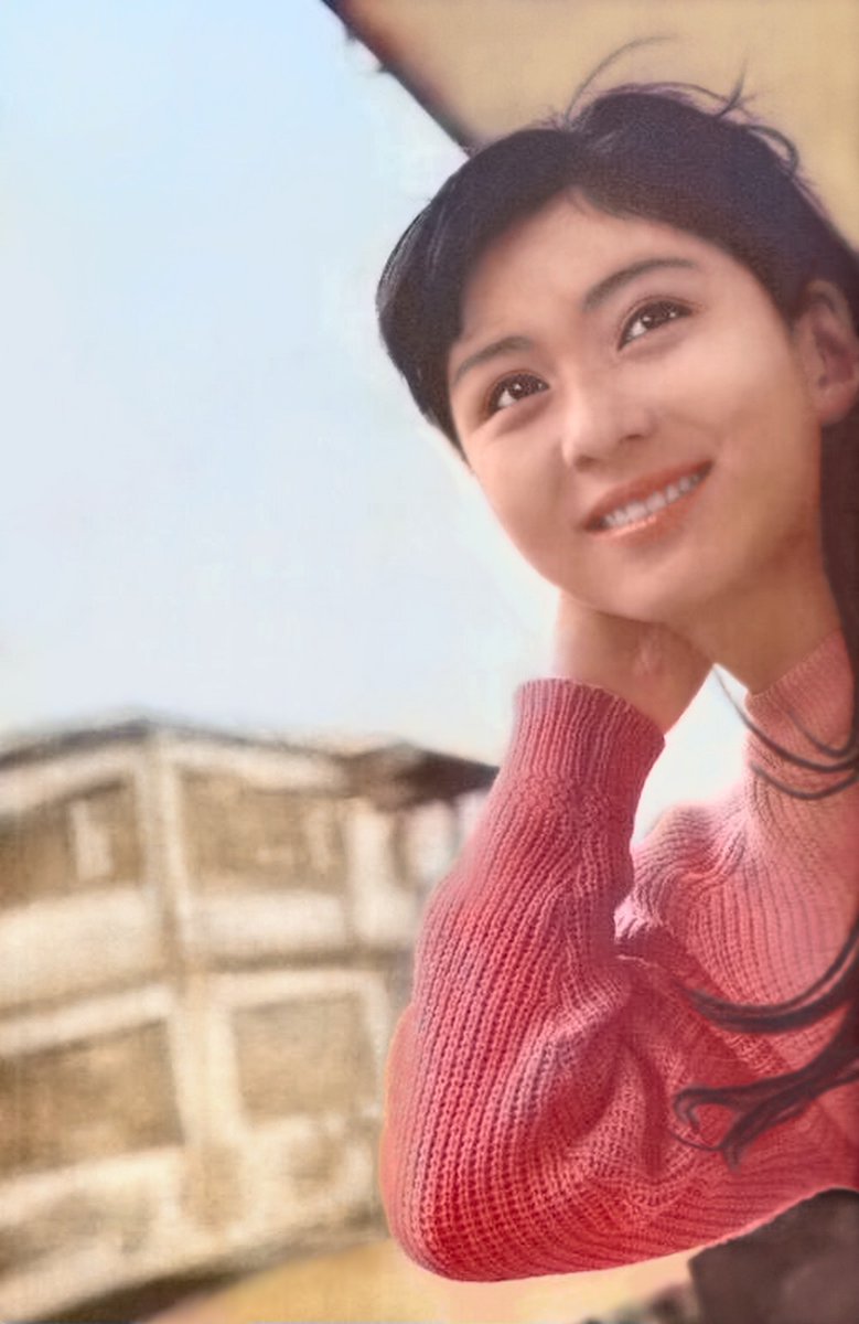 Sat C かわいい 和泉雅子 1962年 14歳 近代映画 カラーライズ 60s Kawaii