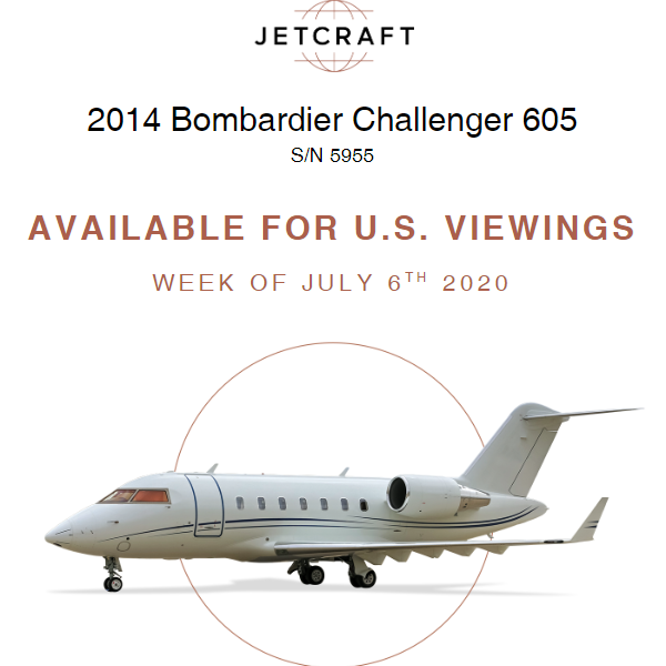 2014 #Bombardier #Challenger 605 available for U.S viewings at @JetcraftCorp
FANS 1/A Encryption Key Upload
ADS-B Out Version 2
More details at: https://t.co/O4r4OVyCuR
#bizjet #bizav #aircraftforsale #privatejet #privateflying #jetforsale https://t.co/SSRJr7c3DE