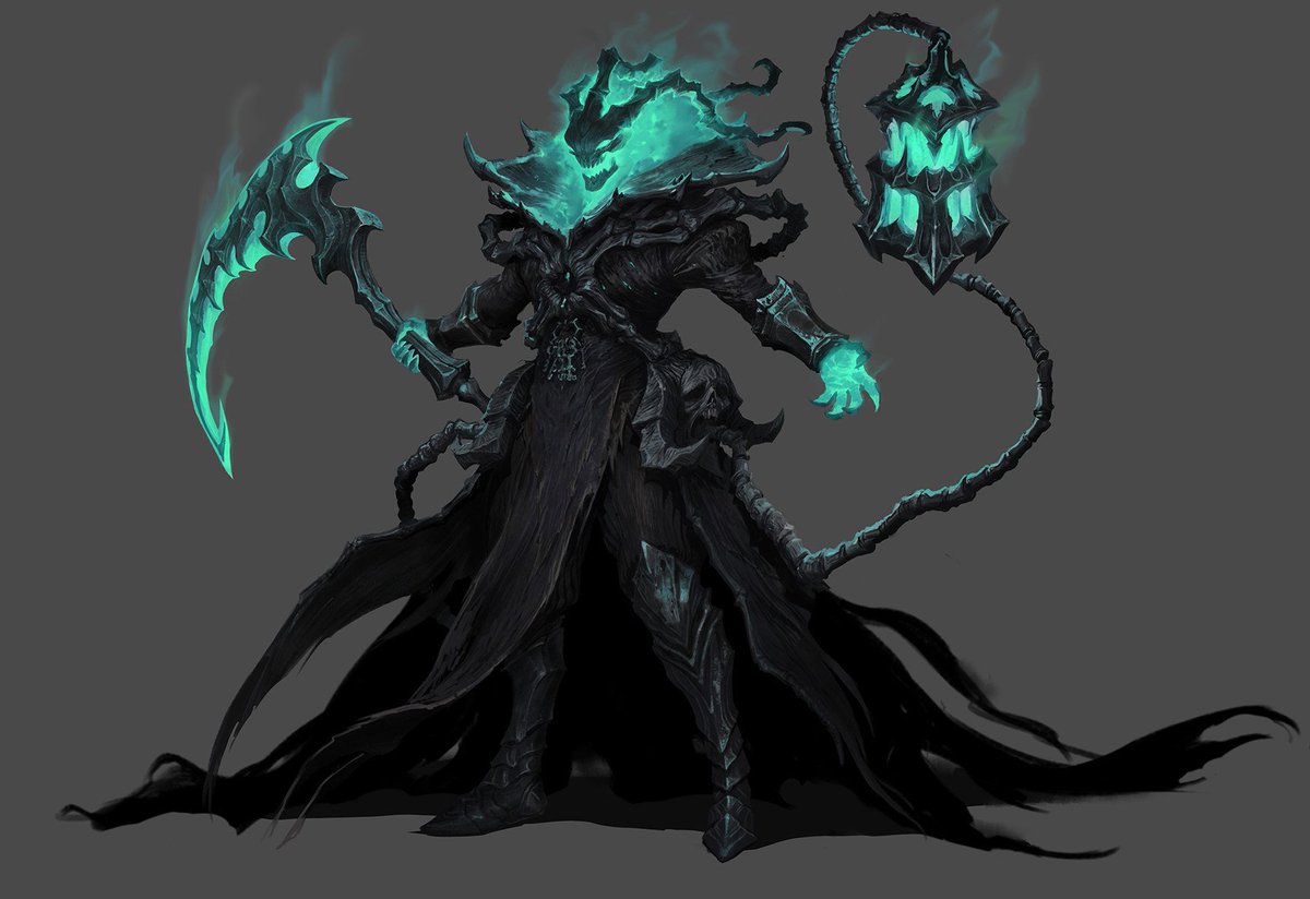 / Of course I'm in love with Thresh's new skin and universe but, listen to me. His current design is still amazing and he deserves a lot of attention.  

Can all of you stan this goth king?