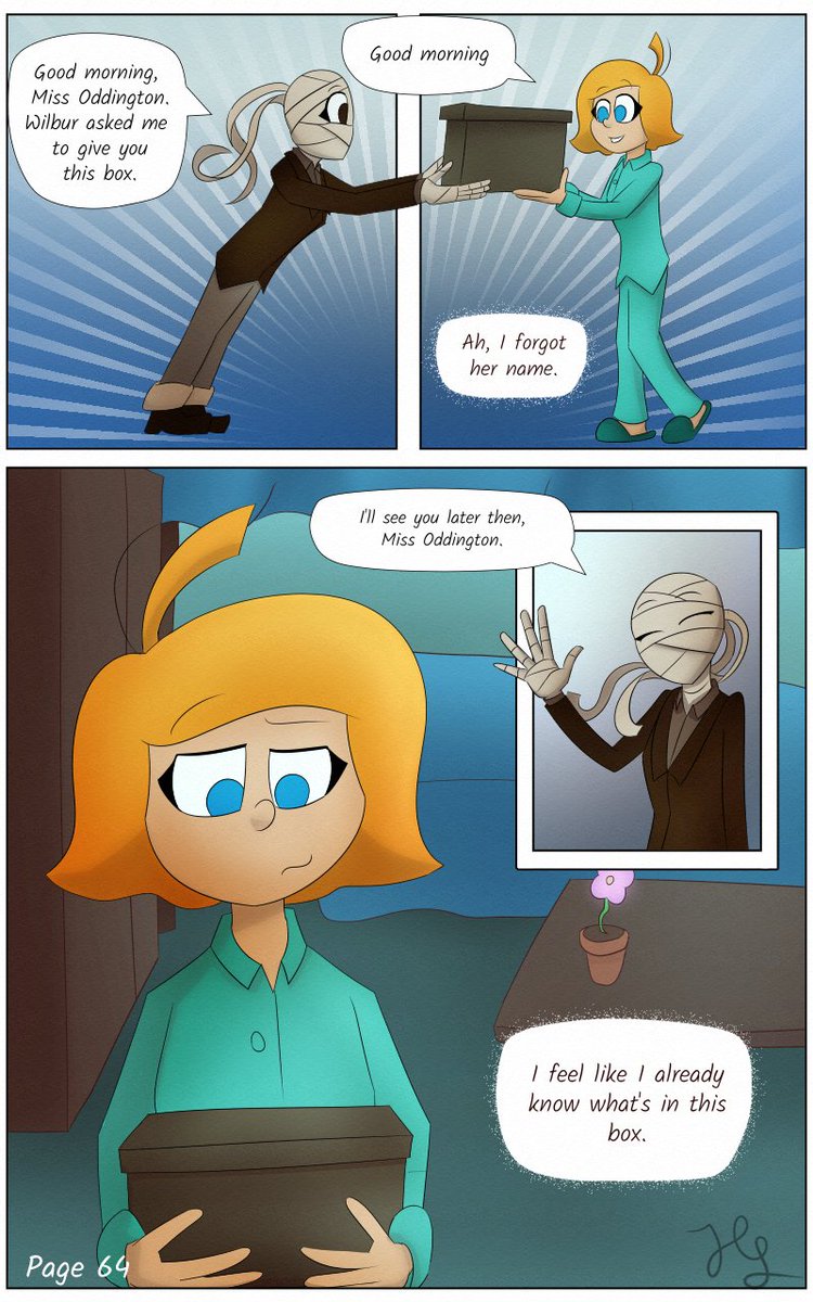 mister_spaceman's tweet photo. Some new pages for Oddy's Office!
Chapter 5: Work Day, page 64-66.

Website:
https://t.co/bnsMJ0dtTk

Tapas:
https://t.co/HzzjzrLtuG

Webtoon:
https://t.co/A5zpqIrxl4

#Oddysoffice #webcomic #WebtoonCanvas  #tapas #digitalart #CalliopeMagazine https://t.co/l2Y7QeOL4y