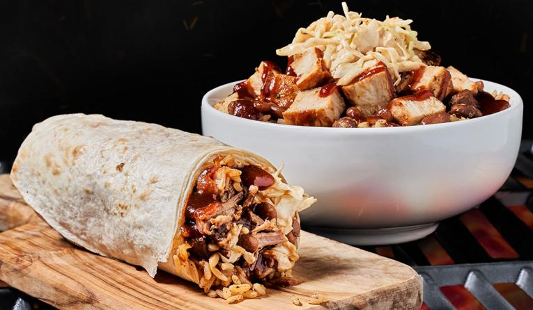 MoesWaltham's tweet photo. Come on in and try our new BBQ burrito and burrito bowl! Here for a limited time so get it while you can!!😋 https://t.co/1q6Ukp1rPM
