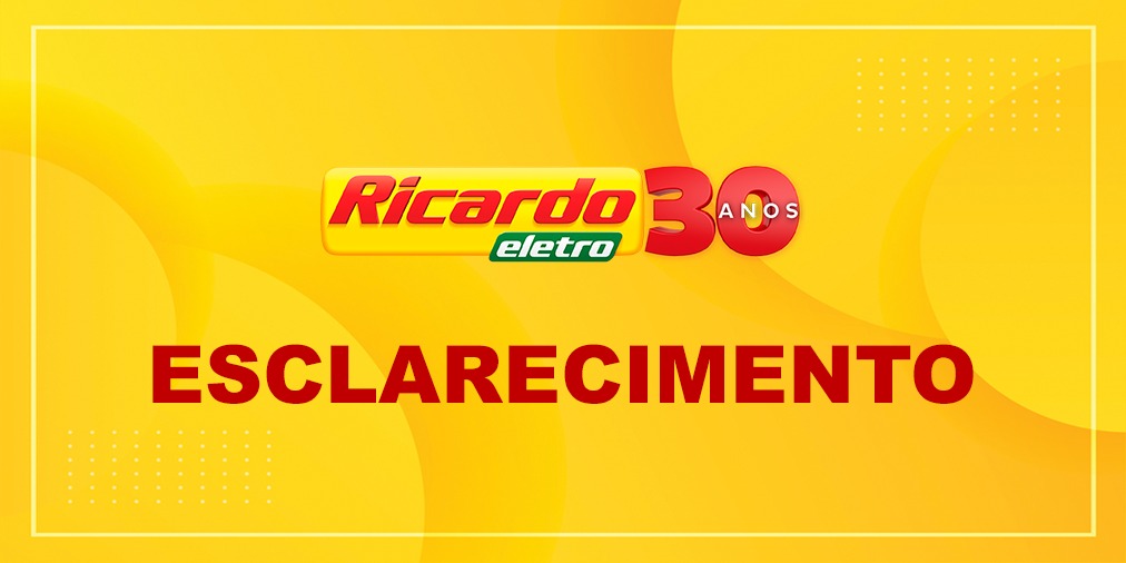 A Ricardo Eletro mantém firme seu principal compromisso com o cliente: honestidade. Nosso objetivo é levar alegria e ajudar na realização de pequenos sonhos, através de ofertas e oportunidades que tornam acessíveis nossos produtos e serviços.
Link da nota: bit.ly/2Ciqz02