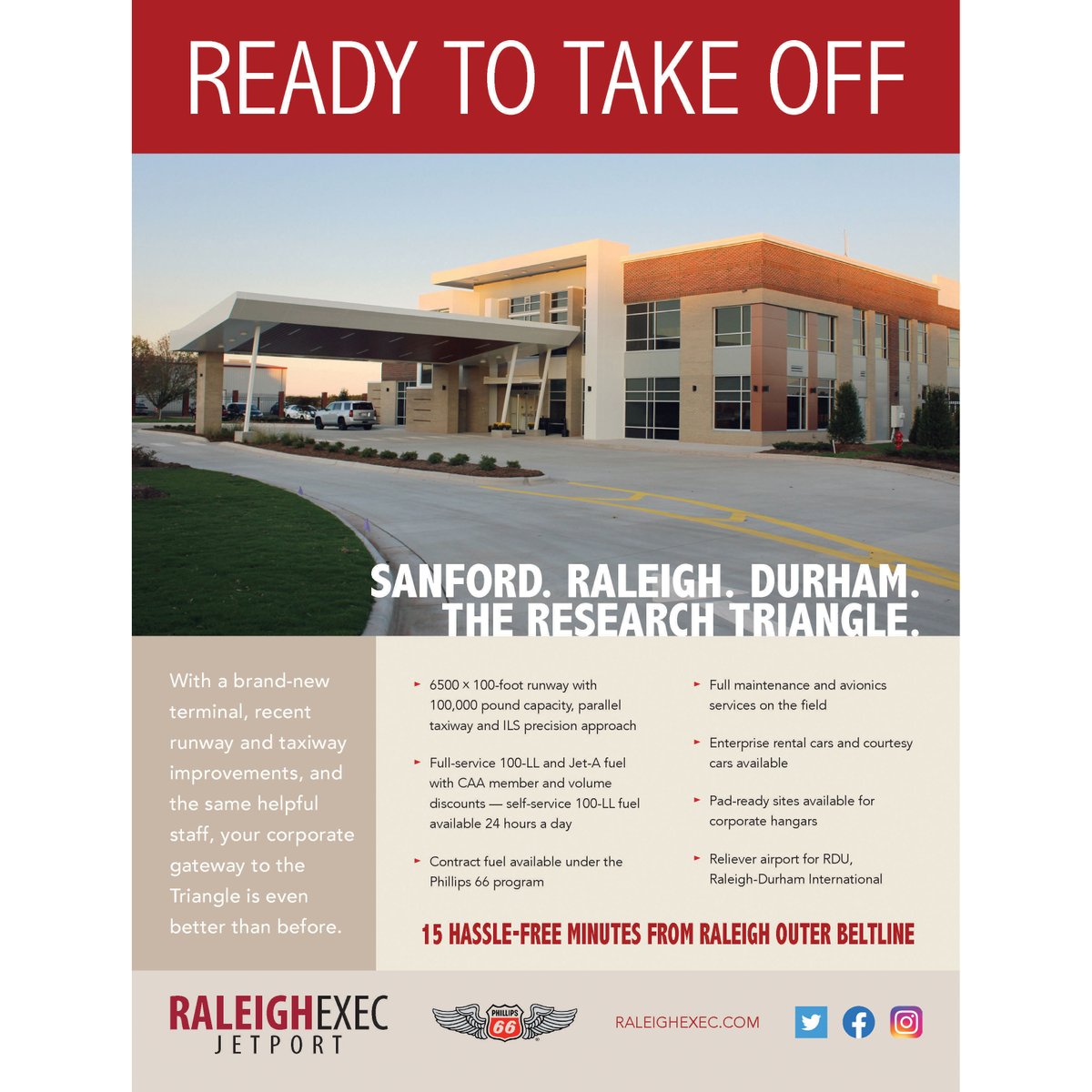 RaleighExec's tweet photo. Raleigh Exec jetport is taking off in the September issue of "Our State" magazine!
#RaleighExec #ResearchTriangle #ResearchTriangleNC #Durham #DurhamNC #Raleigh #RaleighNC #Cary #CaryNC #RTP #NCBusiness @TriangleRegion #TriangleDelivers #KTTA #airport #airports https://t.co/PwpZRt8FAv