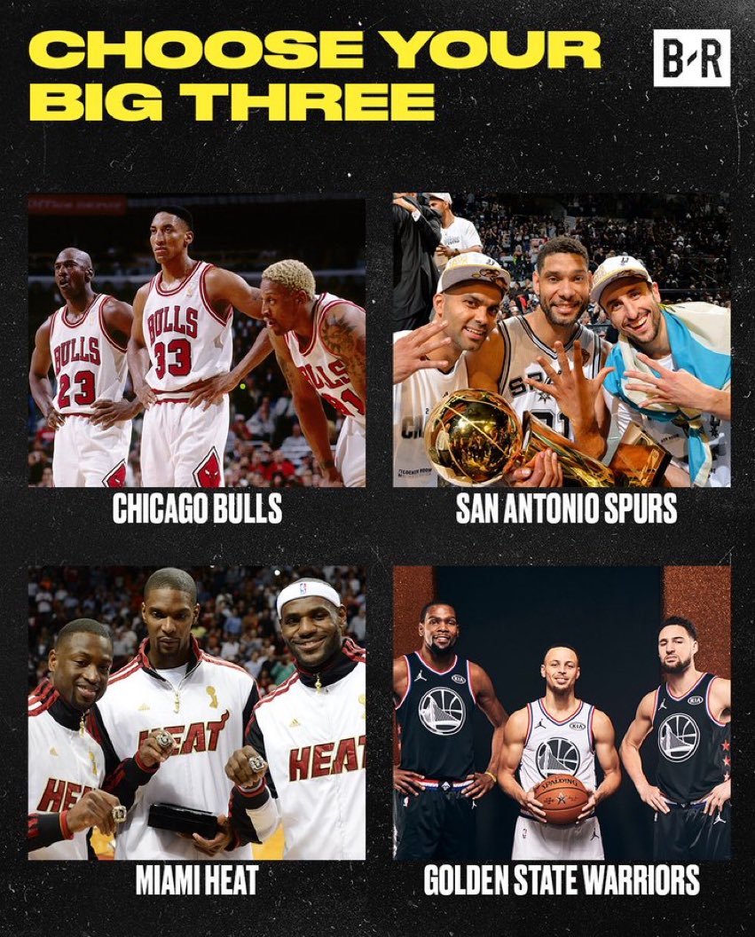 All won multiple championships 🏆

<a href="/BleacherReport/">Bleacher Report</a> 

#NBATogether #nba #nbatwitter