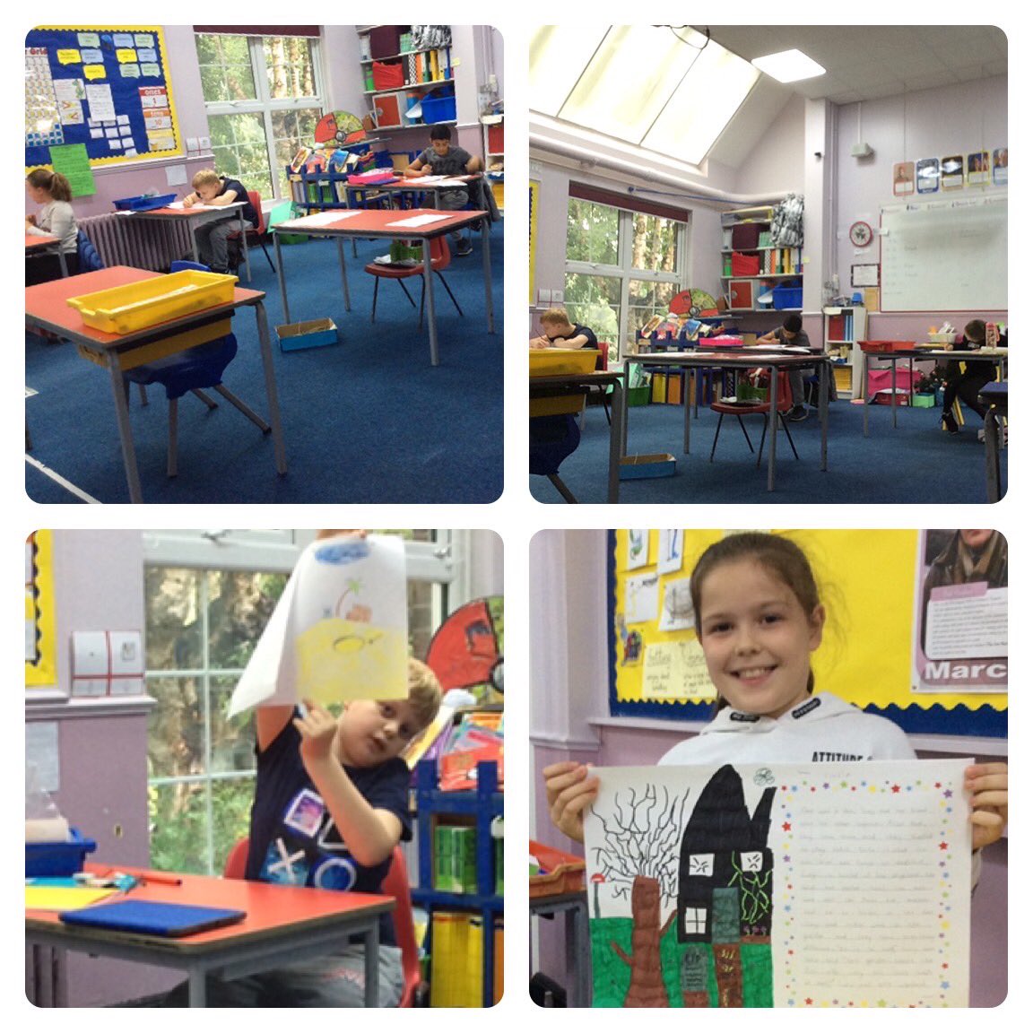 MissDrew3's tweet photo. Hi 5 from Pod 5 ✋🏼
Everyone has edited their story and written it up in best. They all managed to create suspense and use a range of grammar within their writing. Super proud! ☺️
This afternoon we were mission go ahead with our project 🚀 @UplandsManor https://t.co/lHco3DrS8F
