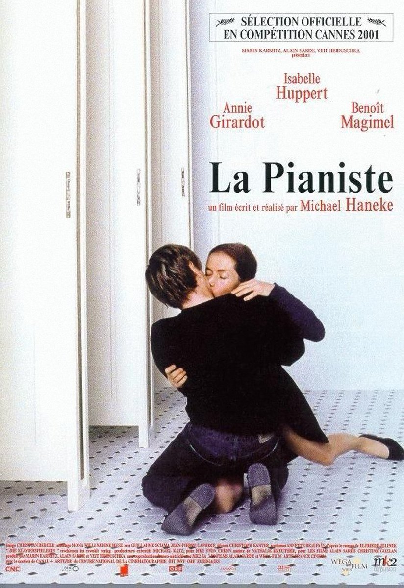 FilmMomatic's tweet photo. #NowWatching THE PIANO TEACHER #MichaelHaneke #IsabelleHuppert #BenoitMagimel #AnnieGirardot #UdoSamel #SusanneLothar #AnnaSigalevitch #CorneliaKondgen #ThomasWeinhappel #GeorgFriedrich #DieterBerner #RudolfMelichar #MichaelSchottenberg #EvaGreen https://t.co/Alua77L611