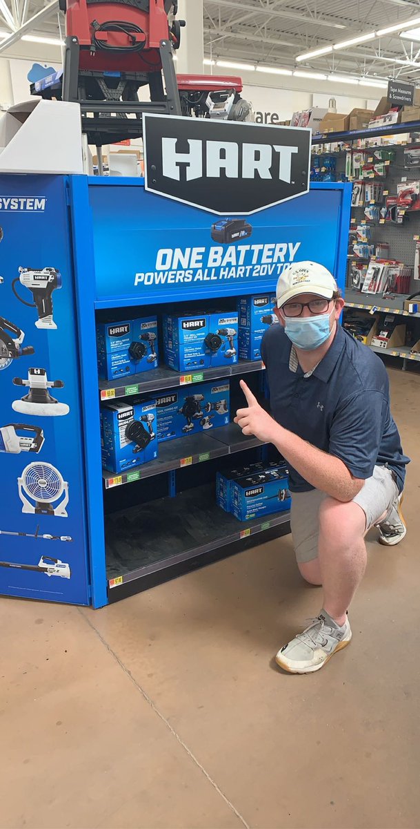 cityreeto's tweet photo. In Walmart to get sun screen and snacks. Cayne makes us divert to pass the tools. #toolguy https://t.co/lBvGvF8WQg