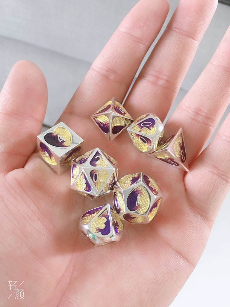swordofdawndice's tweet photo. SwordOfDawnDice dice manufacturer: global supply of metal dice, wholesale metal dice, customized personalized metal dice
https://t.co/M4J0Dapy1Q
 #d20 #friends #love #game #party #campaign #Metaldicesupply #metaldicewholesale #custommetaldice #metaldice #boardgames #videogame https://t.co/oGsQB9eZAw