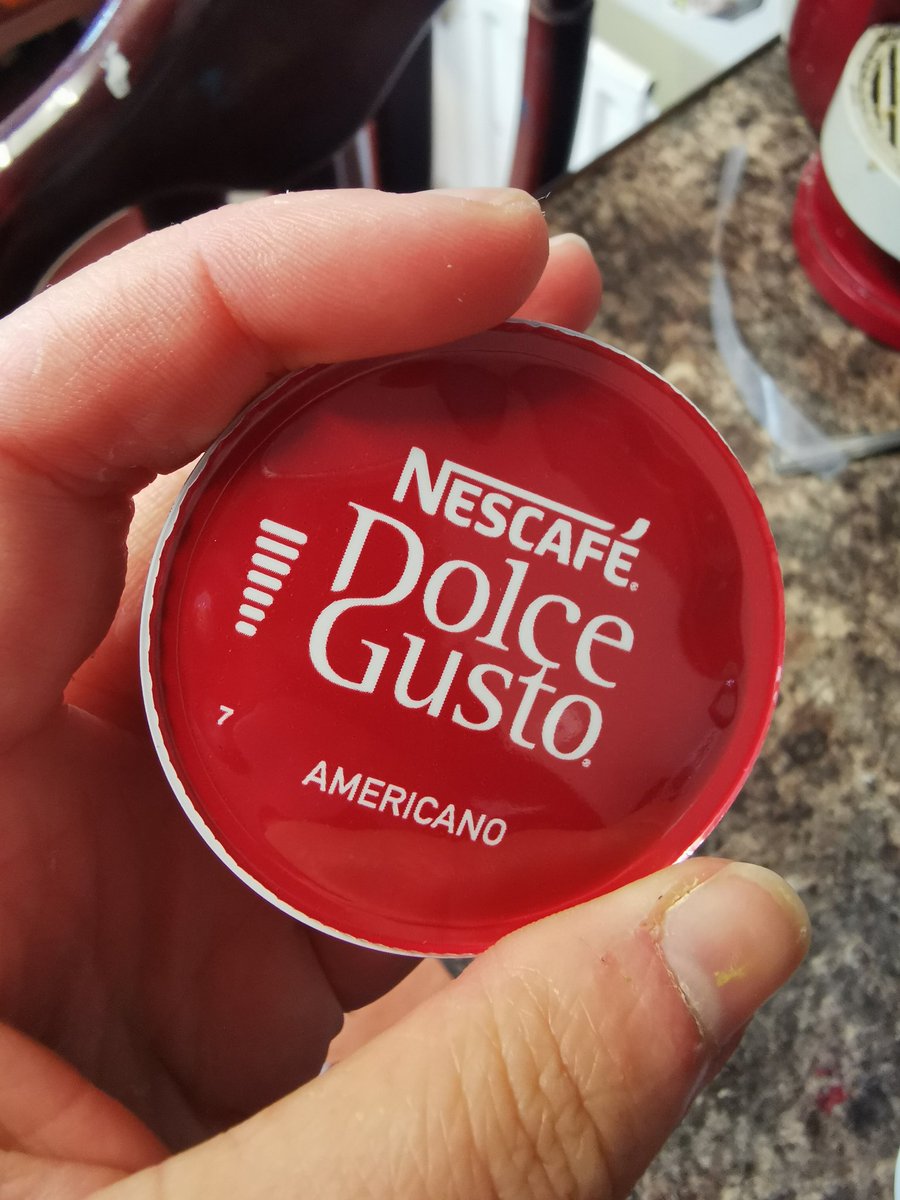 Iamkey12's tweet photo. @DolceGustoUS out of interest.. Why do you guys put those random little numbers on the pods? 🤔😁 #yesihavetoomuchtimeonmyhands https://t.co/2eWTO4FgT9