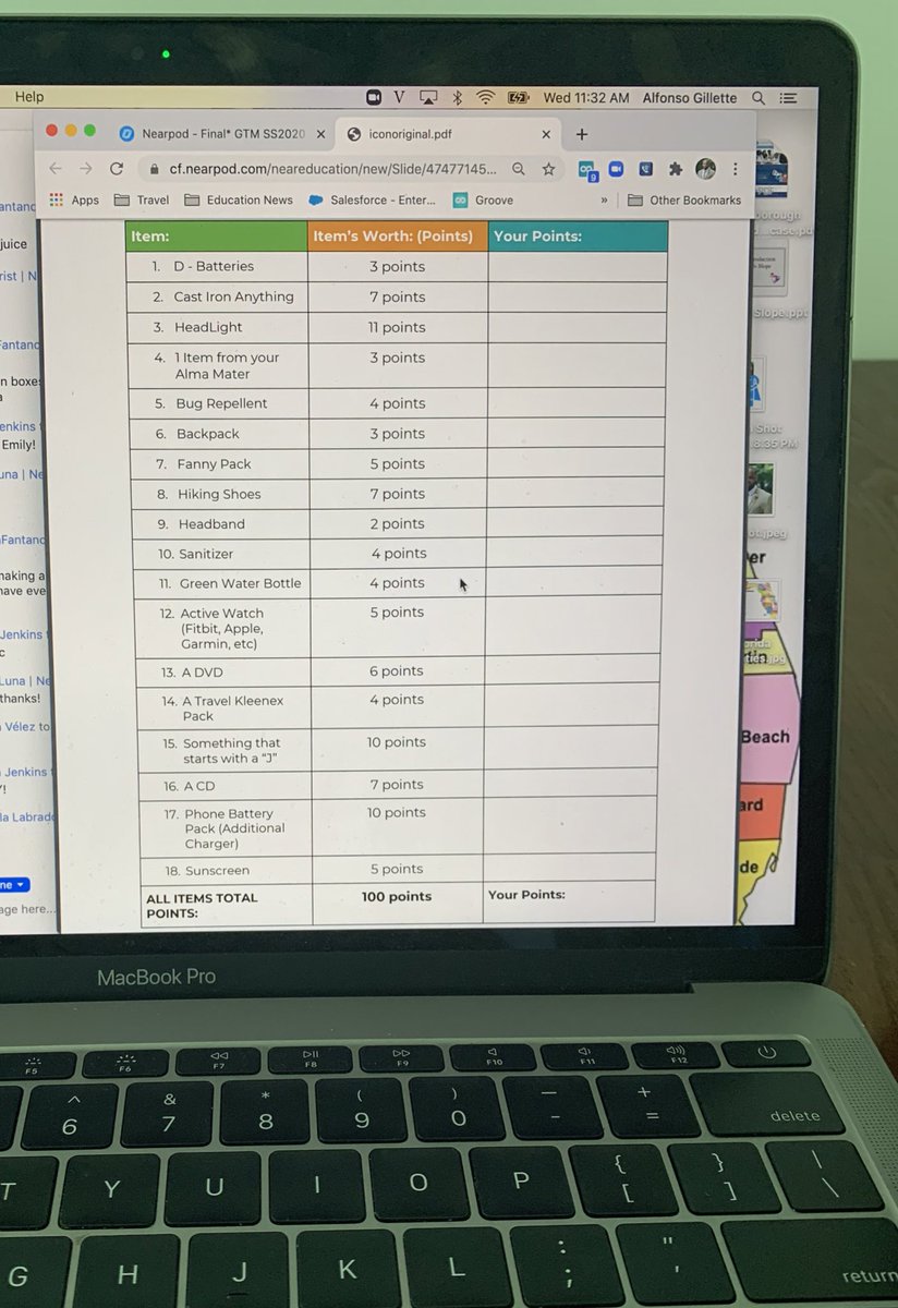 New gear for the virtual scavenger hunt and 2-day team meetings #CampNearpod #PeakPerformers cc: <a href="/nearpod/">Nearpod</a> <a href="/Flocabulary/">Flocabulary</a>