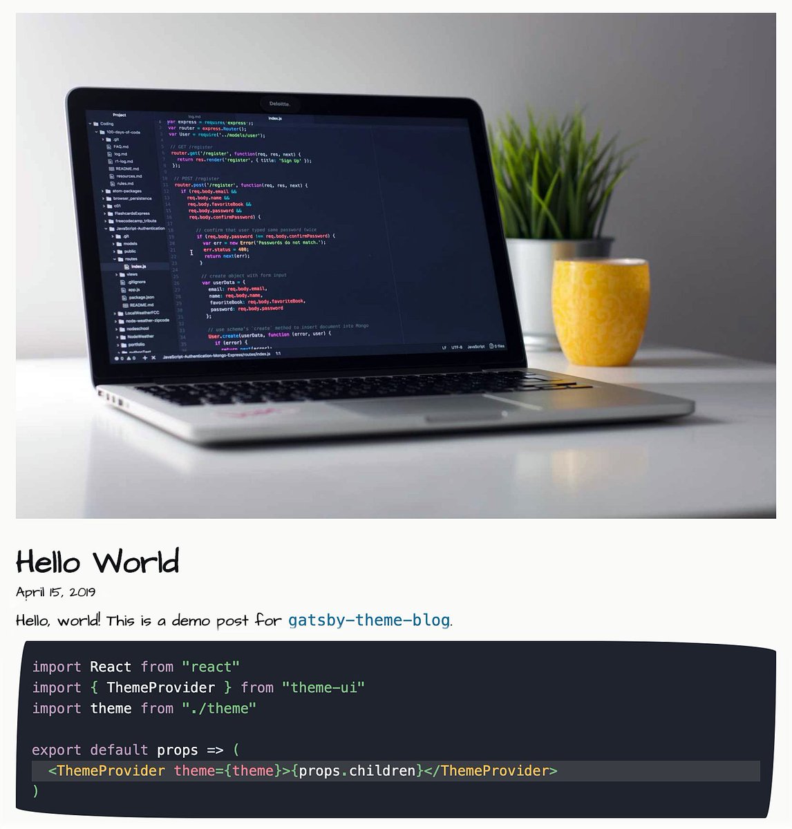 GatsbyJS's tweet image. 🎊 Introducing the new and improved Blog Theme v 2.0!
👉🏾gatsbyjs.org/blog/2020-07-0…
It's now even easier to build your blogs right out of the box with new features and enhancements like:
◾Built-in feature image support
◾Enhanced SEO
◾Webfont configuration