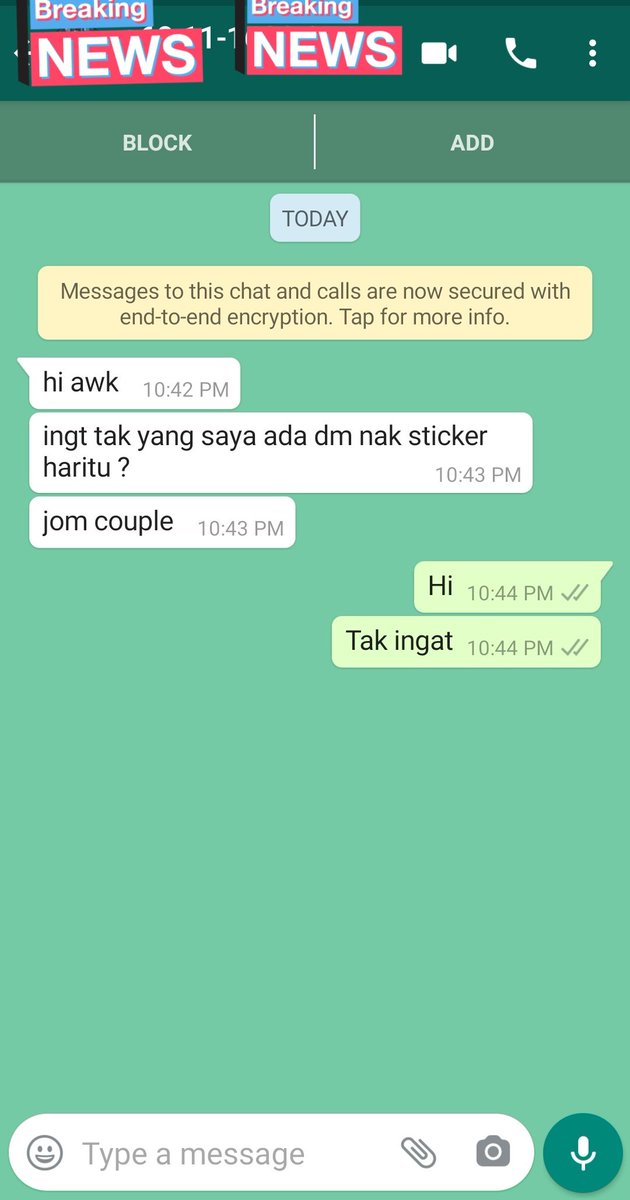 JafniaqilM's tweet photo. Terkejut aku tetiba stranger message aku macam ni malam malam. FAKEHOPE BETULLA HAHAHAHAHA https://t.co/E4QyLxZy8f