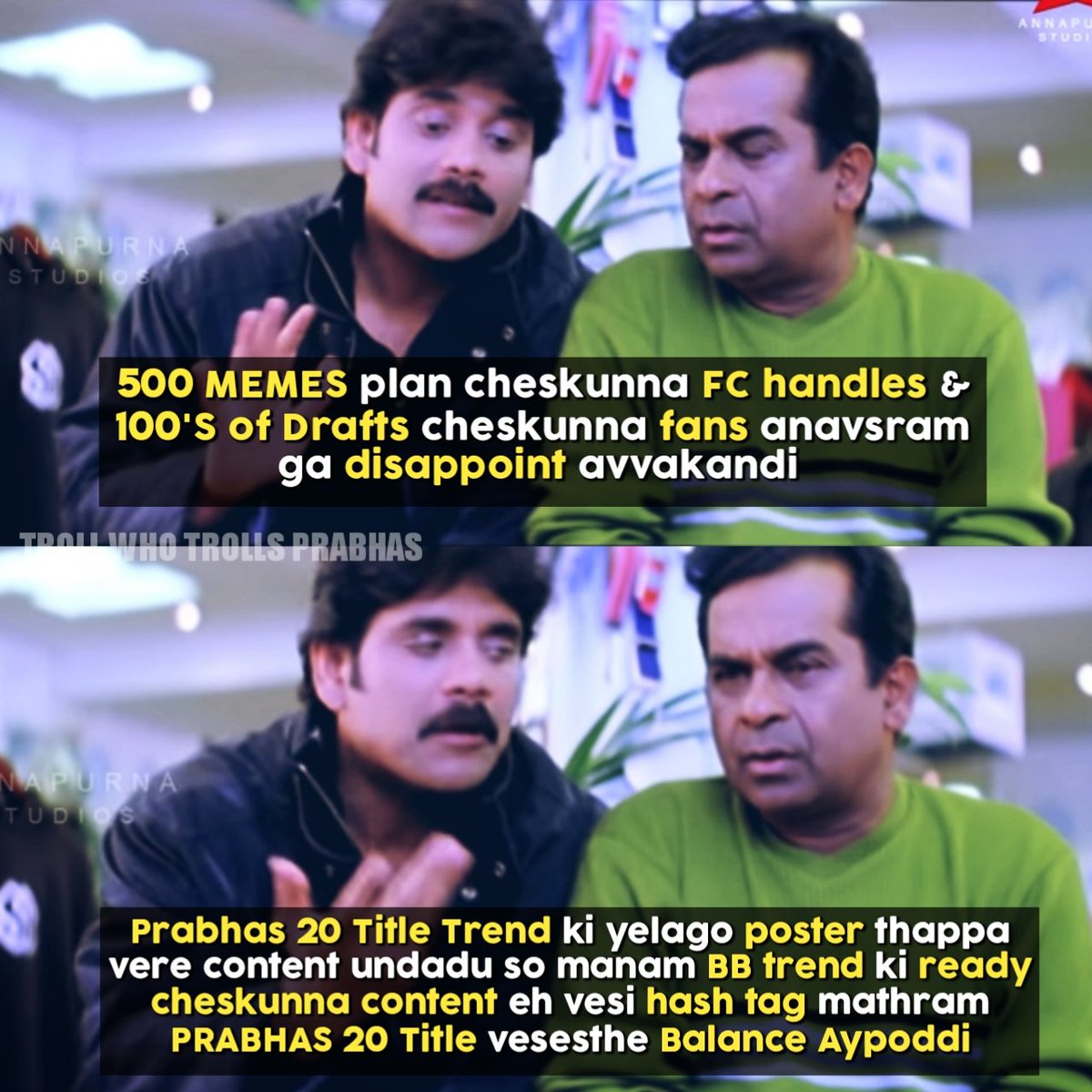 ShalemPrabha's tweet photo. Idhi thelika sagam tweets delete chesaa ......
Ippudu chudu chelaregipothaa ....
Some new fans 😁😂...
#Prabhas #Prabhas20 #Prabhas20FirstLooksoon https://t.co/SxvYwoRpOn