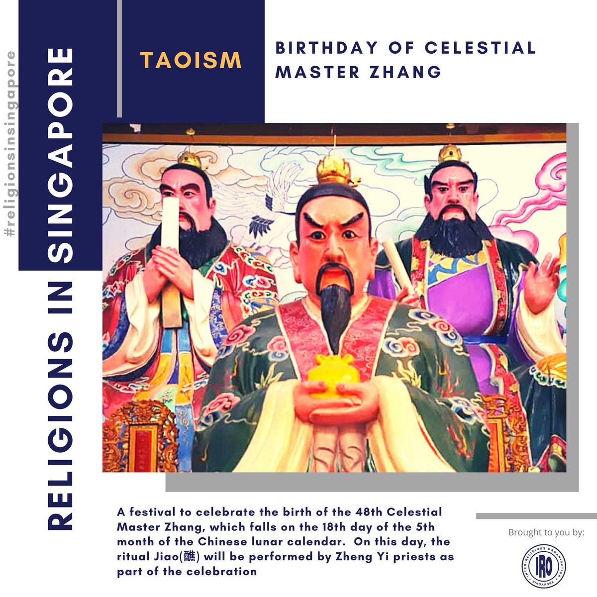 IRO_SG's tweet photo. The birthday of the 48th Celestial Master Zhang Yan Fei
https://t.co/1JbOBRgxu7 https://t.co/stgIqOnOoY