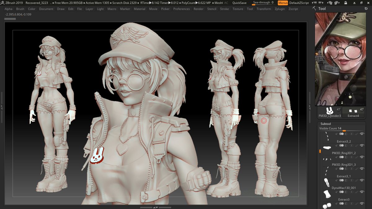 joputapelirrojo's tweet photo. Training in zbrush #metalslug #fio #fiogermi #snk #neogeo #codej twitch https://t.co/6pDgRcLcc6 https://t.co/L67JnPZAD1