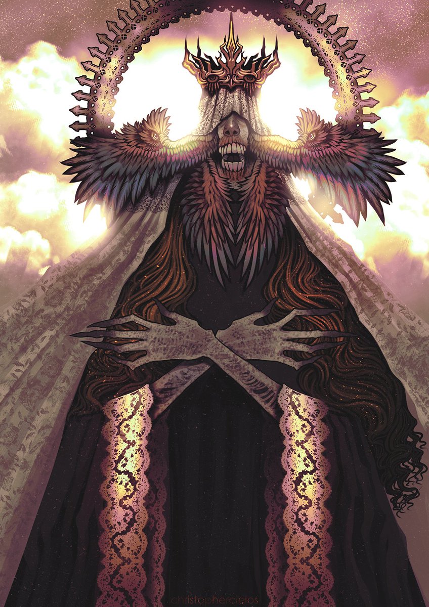 vancielos's tweet photo. "SeΓ±ora ng Santinakpan"
"When Lucifer fell, he did not fall alone..."
-Joan Clayton, Penny Dreadful
-I just had to do it after being inspired by that
one scene from "Ang Mga Kaibigan ni Mama Susan".
#artph #horror #bobong https://t.co/SmjZYOBNSw