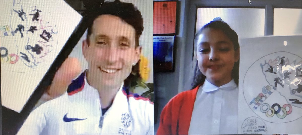 Last week we had a winner!  One of our pupils Chloe won a "design a logo" competition - well done Chloe.  In the picture she is with Jonathan Broom-Edwards who is a British para-sport athlete.