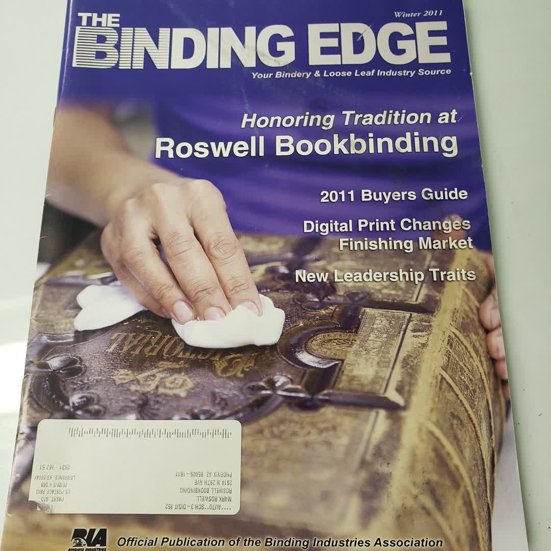 rosbookbinding's tweet image. Check out this old magazine we found hiding in the office!