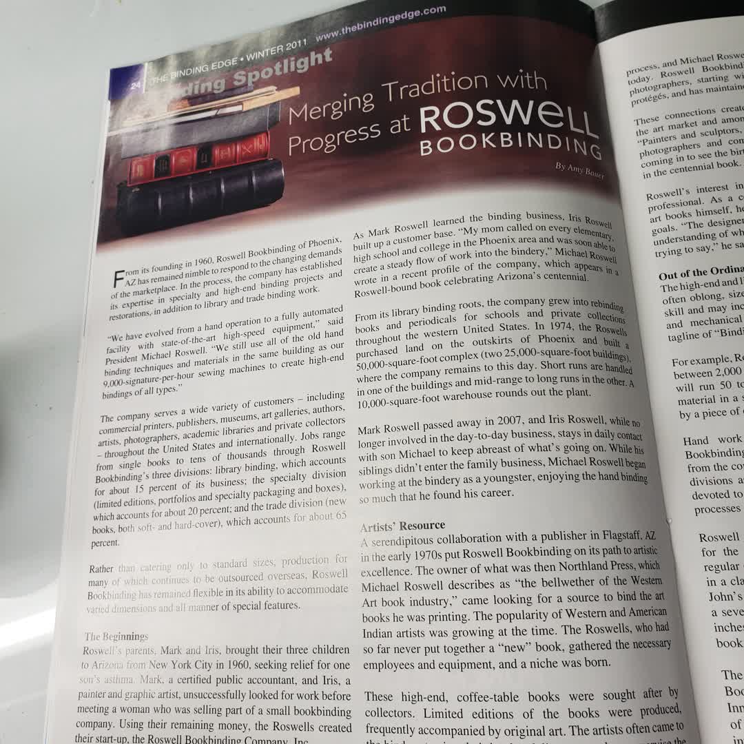 rosbookbinding's tweet image. Check out this old magazine we found hiding in the office!