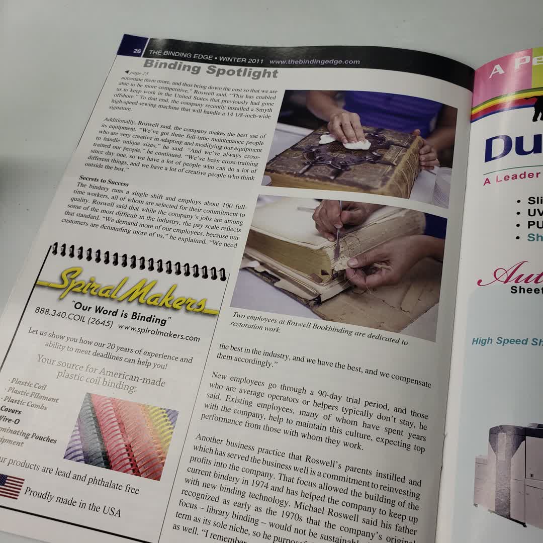 rosbookbinding's tweet image. Check out this old magazine we found hiding in the office!