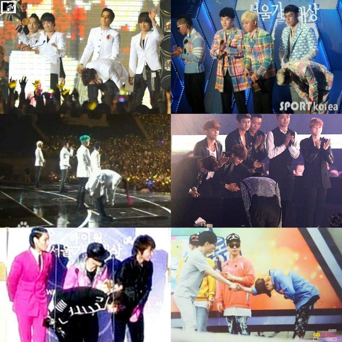 Jiyong is known in the industry as ‘the human folder’. He’s notorious for his perfect 90 degree bow. Not only does he bow to his seniors but also makes sure to bow to his juniors, despite being in the industry for 20 yrs. (Cr to the owners who compiled the pics)