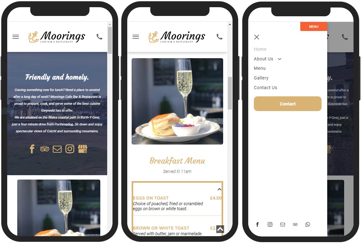 KopaMarketing's tweet photo. We are pleased to announce that Moorings Cafe Bar &amp; Restaurant's new website is live! 

https://t.co/gaZtnlsgLs

Take a look at what we got upto in the process:

👉https://t.co/nKSJiREomJ

#webdesign #websitedesign #digitalmarketing #porthmadog https://t.co/wim7FQEkXw
