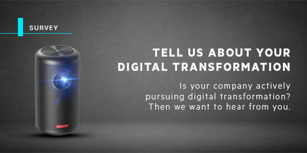 cts_mobility's tweet photo. Is your company on a #DigitalTransformation journey? We want to hear about it. Take this survey and be entered to win a mini projector!
https://t.co/z9Zkn4Sbr6 https://t.co/XdikKOO3MF