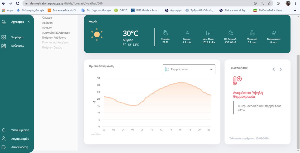 grapevine_pro's tweet image. Work sessions continue for @grapevine_pro 
Today, technical meeting together with consortium partners @AtosES @ITAINNOVA @unizar @IA2_UZ_CITA SARGA @CESGA_ @Auth_University @AgroAppsPC reviewing phenology and pests models creation!
#PredictiveModels 
#IYPH2020
