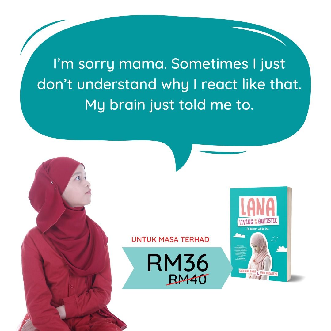 Banyak lagi sebenarnya hasil penulisan Adik Lana ni. Teruja saya baca.Dan hari ini, Puan Syahirah dan Lana berkongsi rasa, cerita, rasa dan pengalaman dalam sebuah buku.70% ditulis oleh si ibu, 30% ditulis oleh Lana sendiri. Malay + English.