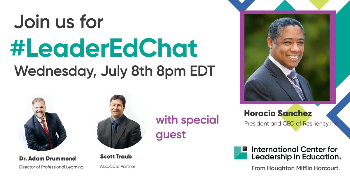 ModelSchoolsHMH's tweet photo. We're excited to welcome @ResiliencyInc as a special guest host for our #LeaderEdChat tonight at 8pm EDT! We hope you can join us to talk equity and resiliency. https://t.co/F8j8ewrPjI #edutwitter #edchat #suptchat #cpchat #edequity https://t.co/vHTAyf1acO
