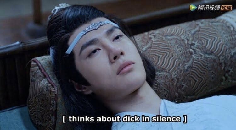 here's the thing about lwj: his mind is a constant horny grip, redeemed only by the lengths of his self control and restraint.right there, he has no such thing. he's well aware. he's too horny to care.