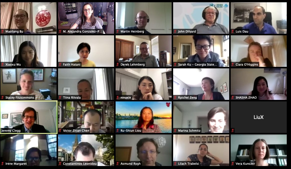 alegp1's tweet photo. 45 AIB members together at the first meeting of the sustainability shared interest group of @AIB_World led by John Dylard, Prof. Ans Kolk,  Shasha Khao, @Maoliangbu , @Melodena ,  and many others. https://t.co/So0DcUGAZU