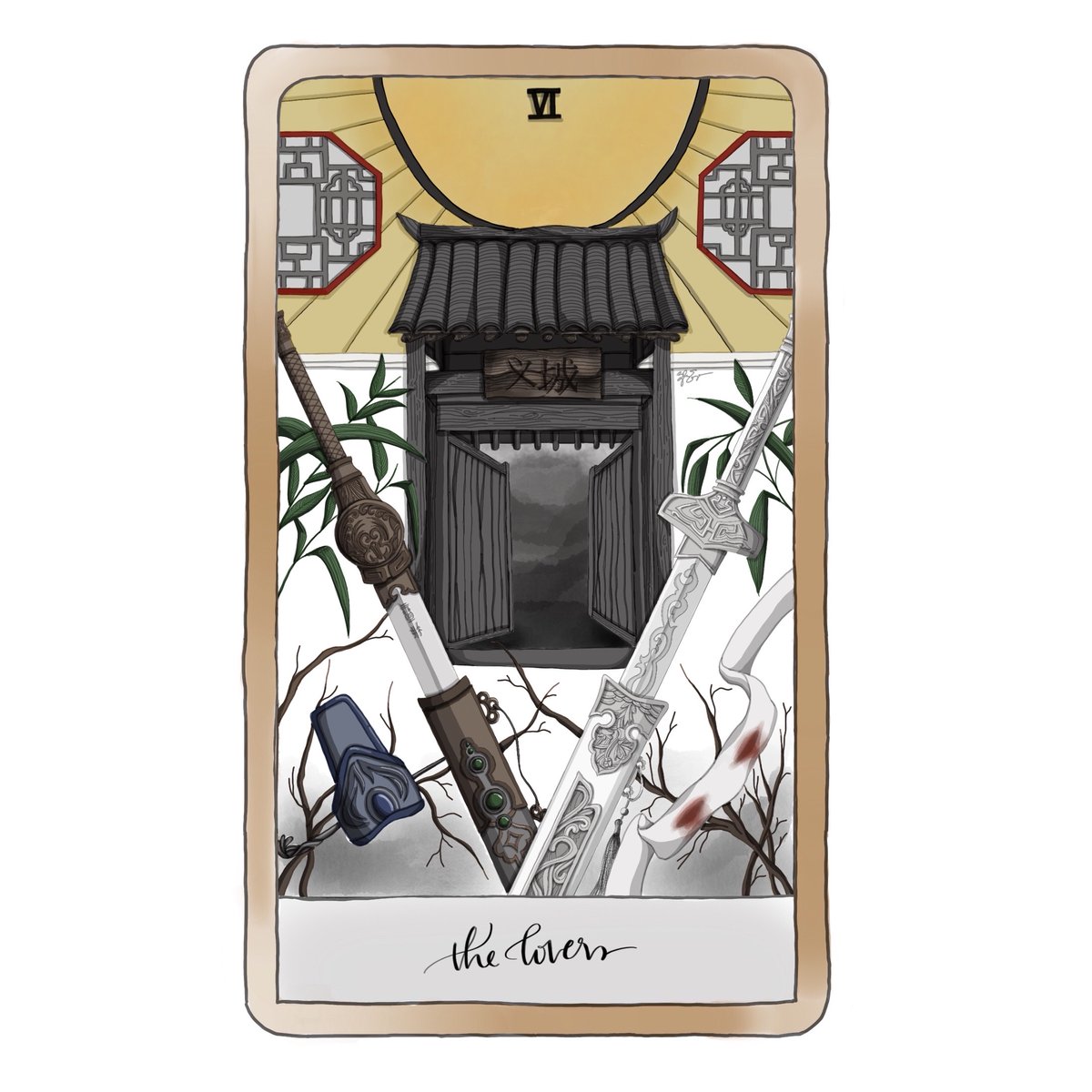 ok so why i chose to do songxiao for The Lovers tarot card instead of wangxian, a thread;
