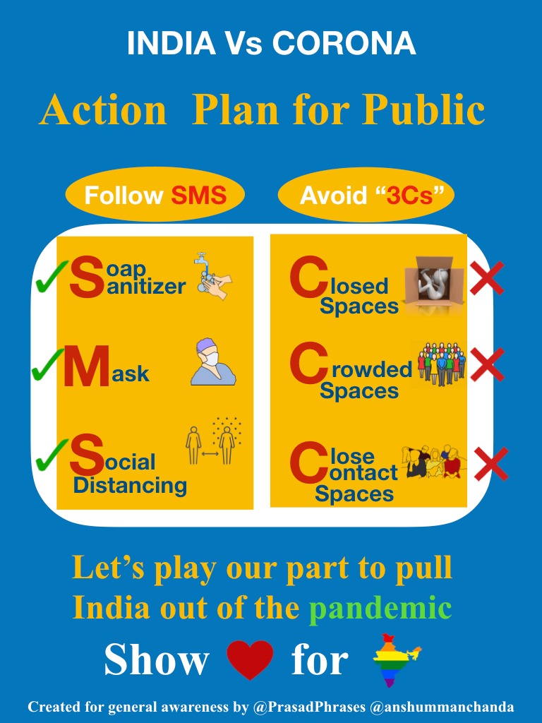 anshummanchanda's tweet photo. I appreciate the efforts of our Delhi govt.,  officials  and ground level workers @AAPDelhi @AtishiAAP . The public too should support &amp; do it's part well to win the covid19 battle.  A small effort by me and @PrasadPhrases for Public awareness &amp; motivation. https://t.co/q2Hz2fdwyO