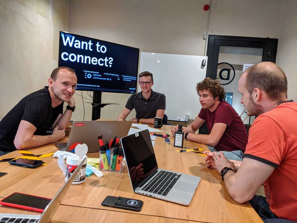 SlidesLive's tweet photo. 🚨 Coming soon 🚨 Today the #SlidesLive team meets to discuss the new online library that will store recordings for longer, allowing your event to live on. Be on the lookout for the new #website design that will grant you access to tons of #conferences with the click of a button. https://t.co/xfp3IWpdAV