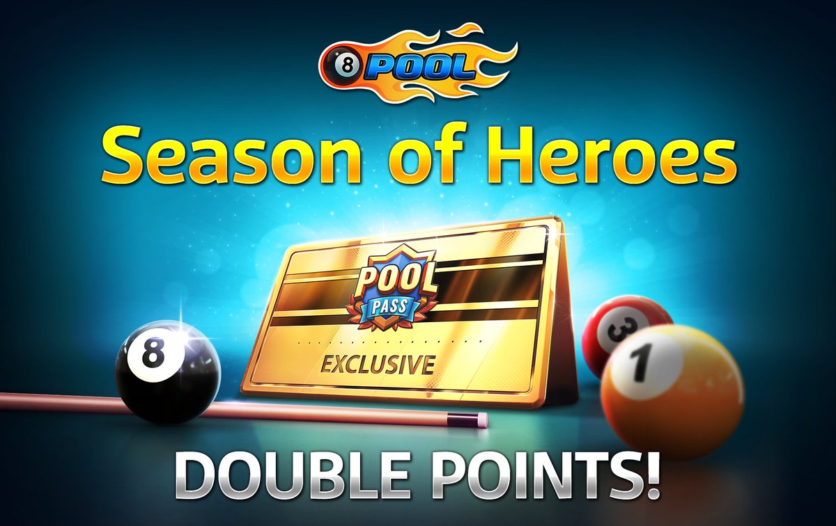8 Ball Pool On Twitter It S Now Easier To Complete This Season Get Double The Pool Points For Each Game Won