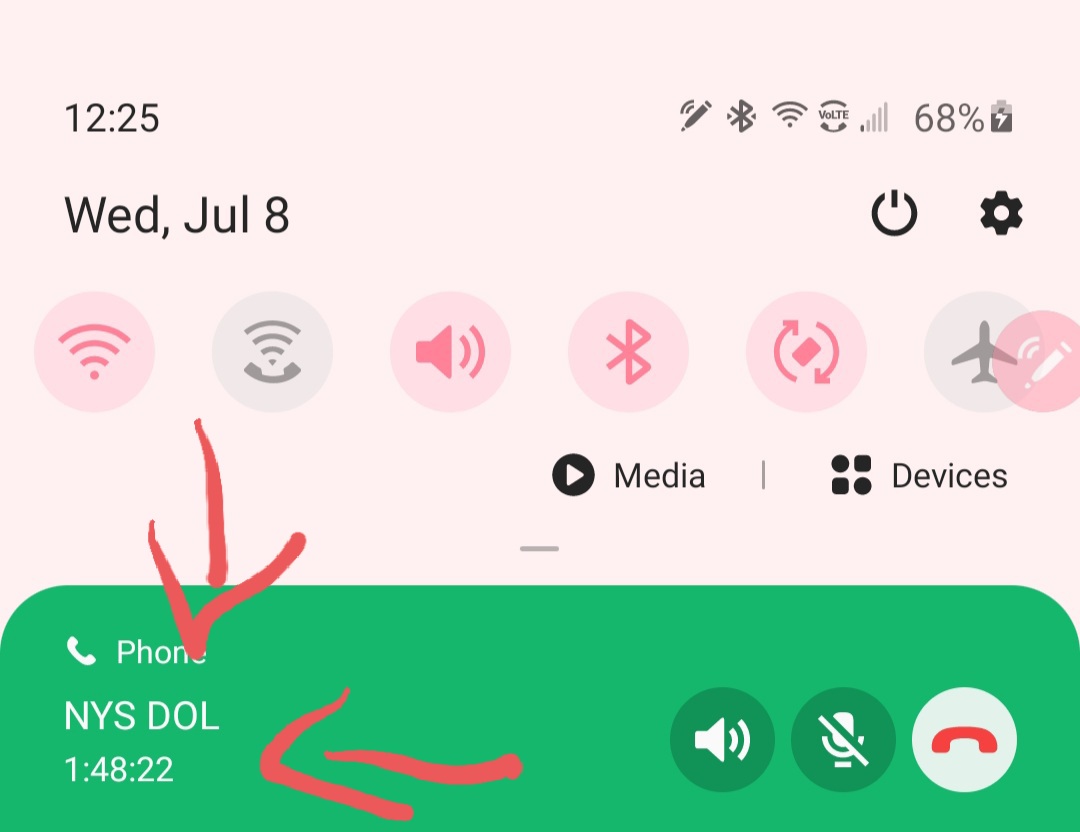 D_GonzalezMusic's tweet photo. @NYSDOS why have I been on hold with the Dept. Of Labor for 2 hours and only received $ once. @INeedHelpNYSDOL u don't give an option to claim previous benefit weeks? I was told I can only do over the phone?? Pick up that phone! https://t.co/XltbEhqlZy